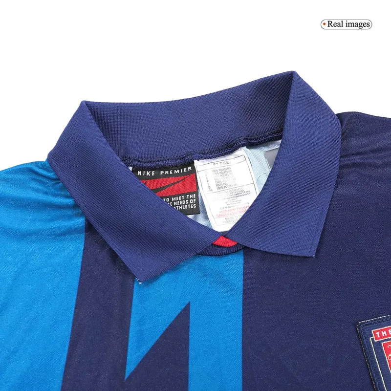 95-96 Arsenal Retro Away Long Sleeve Jersey - Image 6