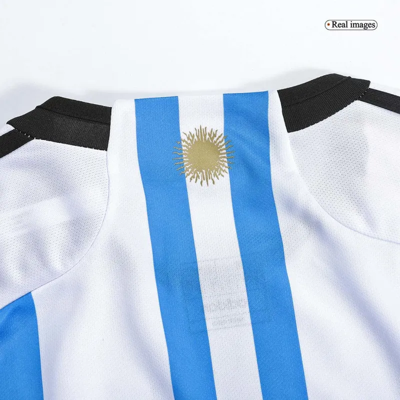 2022 Argentina World Cup Champion Edition 3 stars Home Jersey - Image 7