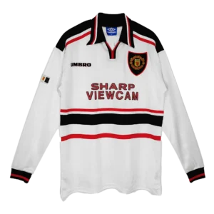 1998/99 Manchester United Retro Long Sleeve Away Jersey