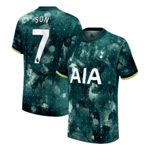 SON 7# Tottenham Hotspur Soccer Jersey Third Away Custom Shirt 2024-25