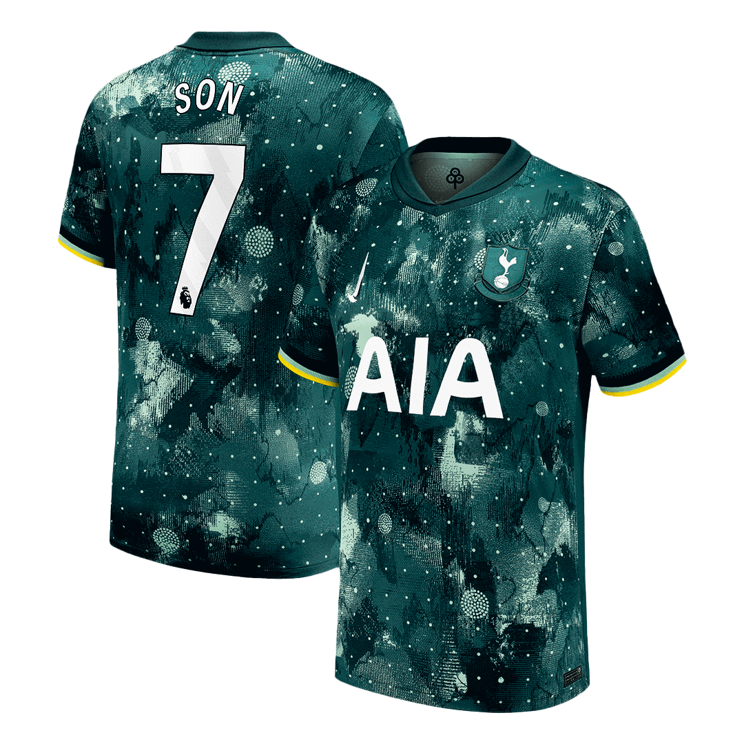 SON 7# Tottenham Hotspur Soccer Jersey Third Away Custom Shirt 2024-25