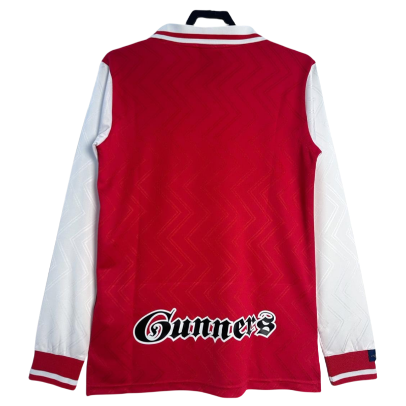 Arsenal Retro Long Sleeve Home Football Shirt 1996-1997 - Image 2