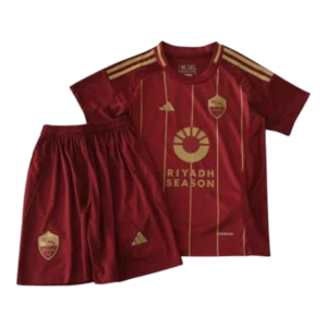 24-25 AS Roma Home Kids Kit Jersey+Shorts