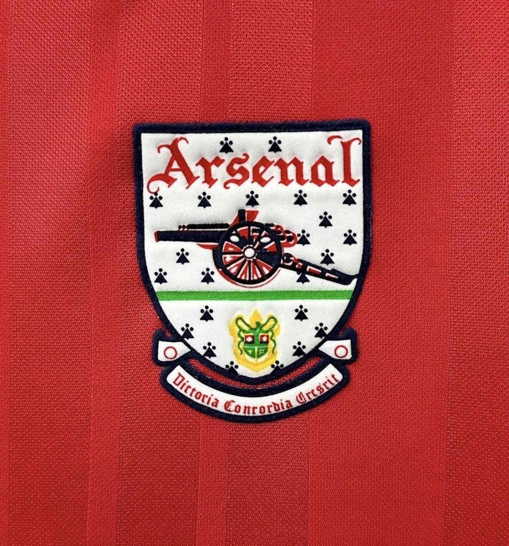 Arsenal Retro Long Sleeve Home Football Shirt 1992/1993 - Image 8