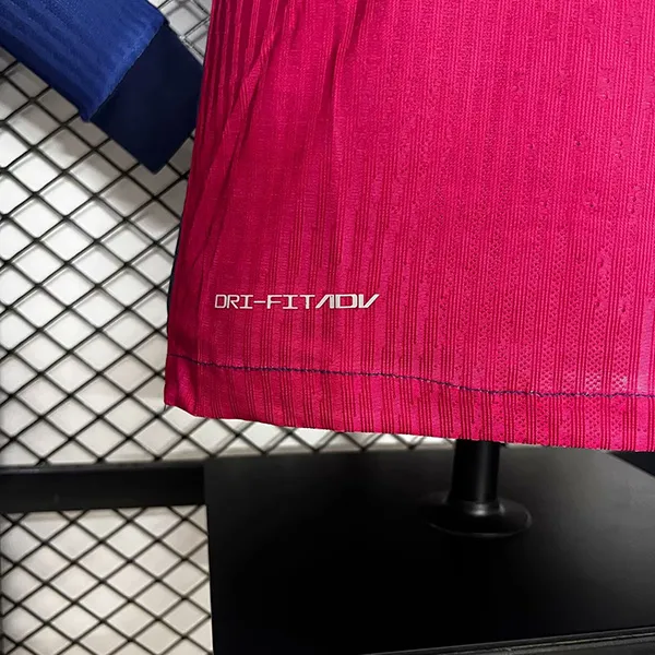 24-25 Barcelona Home Soccer Jersey Player Edition Long Sleeve - Image 8