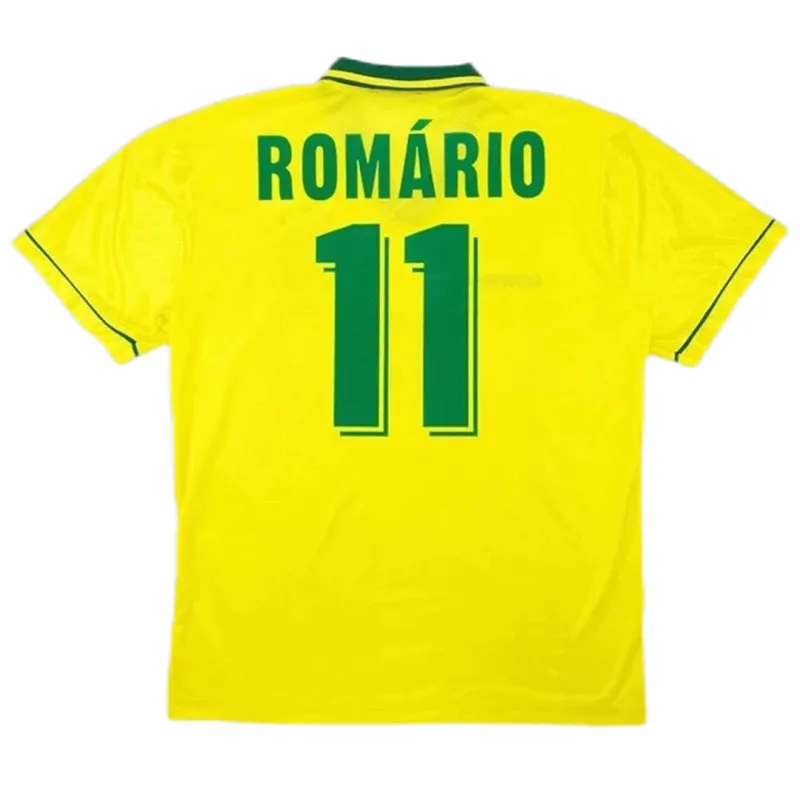 Brazil Retro Jersey Home World Cup 1994 - Image 4