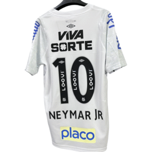 Brazilian Neymar Santos Football Club home jersey 24-25
