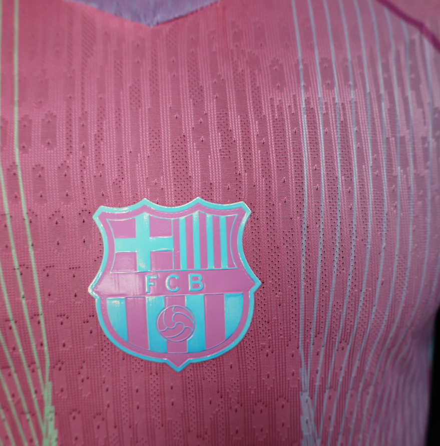Barcelona Pink Special Edition Football Shirt Player Edition 2025-26 - Image 5