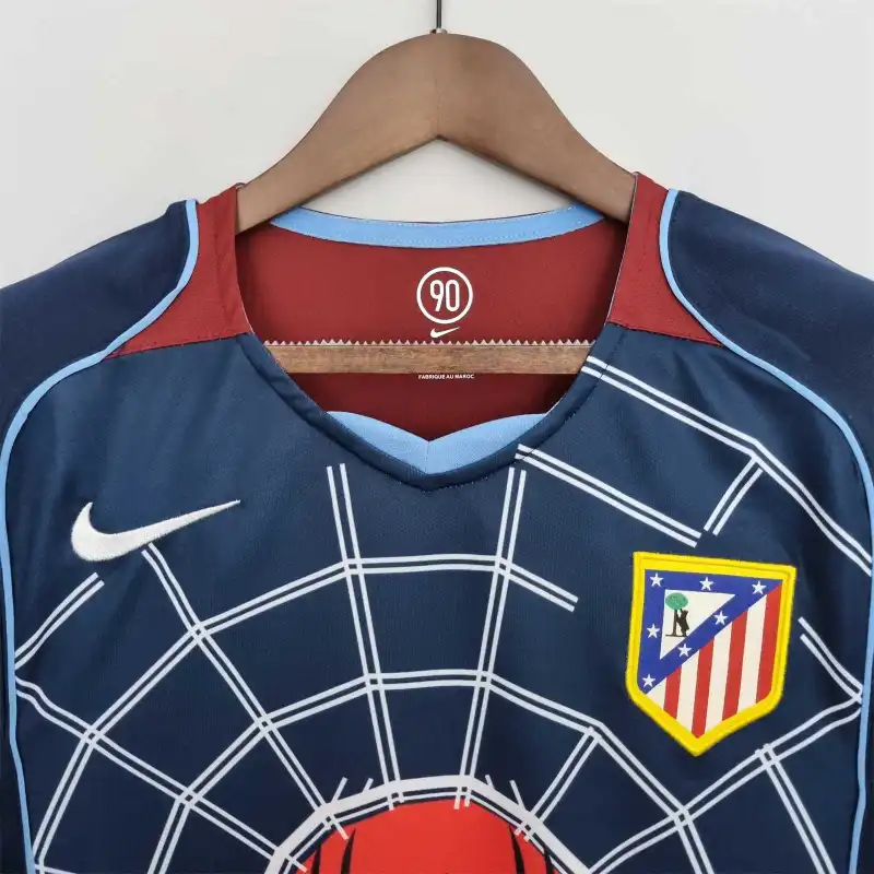 2004-2005 Atletico Madrid Retro Away Soccer Jersey Fan Version - Image 7