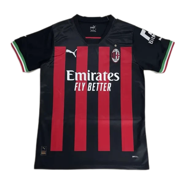 22-23 AC Milan Soccer Jersey Home Replica - Image 3