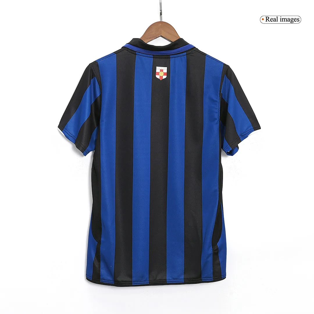 07-08 Inter Milan Retro 100th Anniversary Home Jersey - Image 4