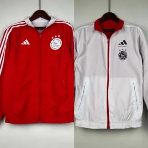 2023-2024 Ajax Reversible Windbreaker£¨Red-White£©Soccer Jersey 1:1 Thai Quality