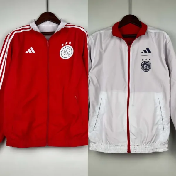 2023-2024 Ajax Reversible Windbreaker£¨Red-White£©Soccer Jersey 1:1 Thai Quality