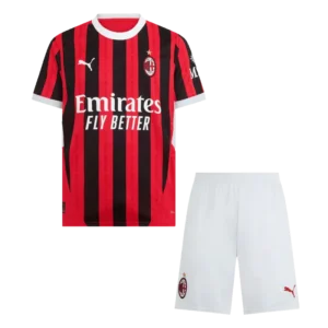 Kids AC Milan Home Jersey Kit 2024-25 Youth Apparels