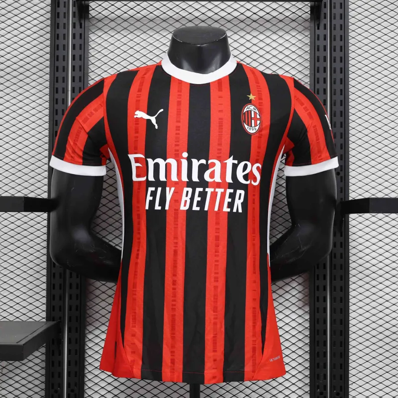 24-25 AC Milan Home Soccer Jersey Player Version - Image 3