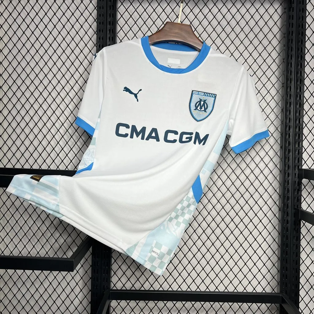 24-25 Marseilles Home Soccer Jersey - Image 7