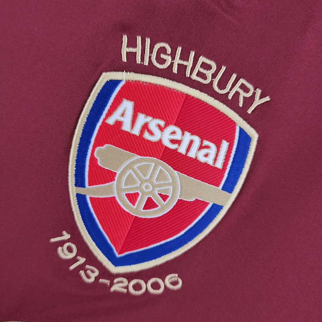 Arsenal Retro Long Sleeve Home Football Shirt 2005/2006 - Image 6