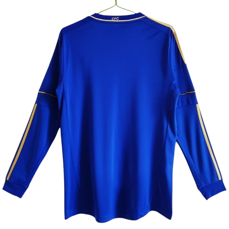 Chelsea Home Retro Long Sleeve Shirt Soccer Jersey 12-13 - Image 2