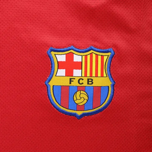 08-09 Barcelona Messi #10 UCL Final Retro Long Sleeve Home - Image 7