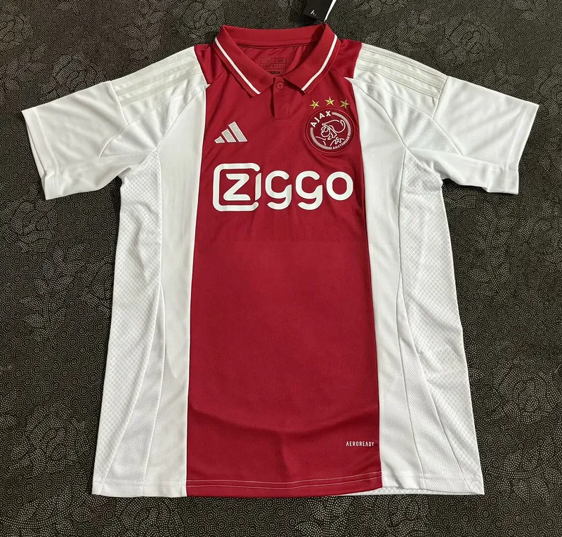 24-25 Ajax Home Soccer Jersey Fan Version