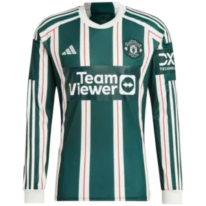 23-24 Manchester United Away Long Sleeve Jersey