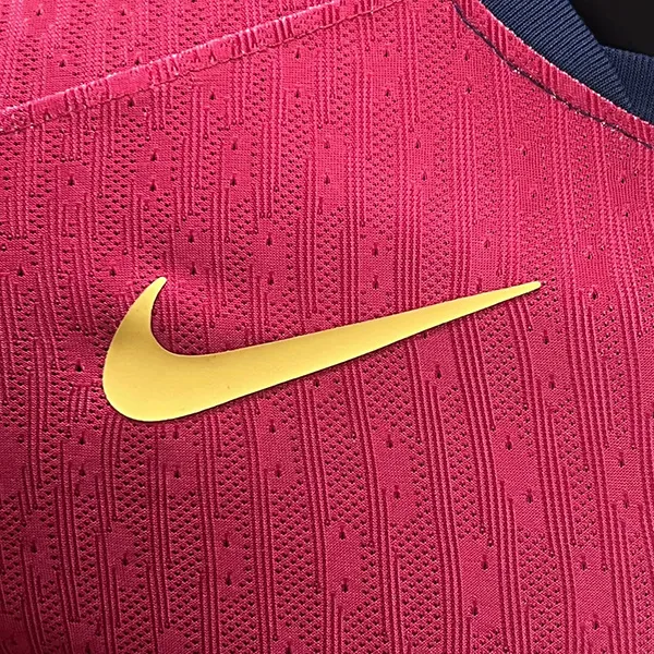 24-25 Barcelona Home Soccer Jersey Player Edition Long Sleeve - Image 5