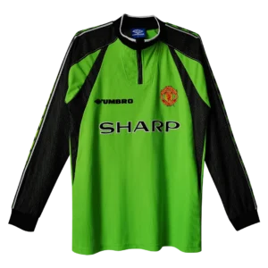 1998/99 Manchester United Retro Goalkeeper Jersey Long Sleeve