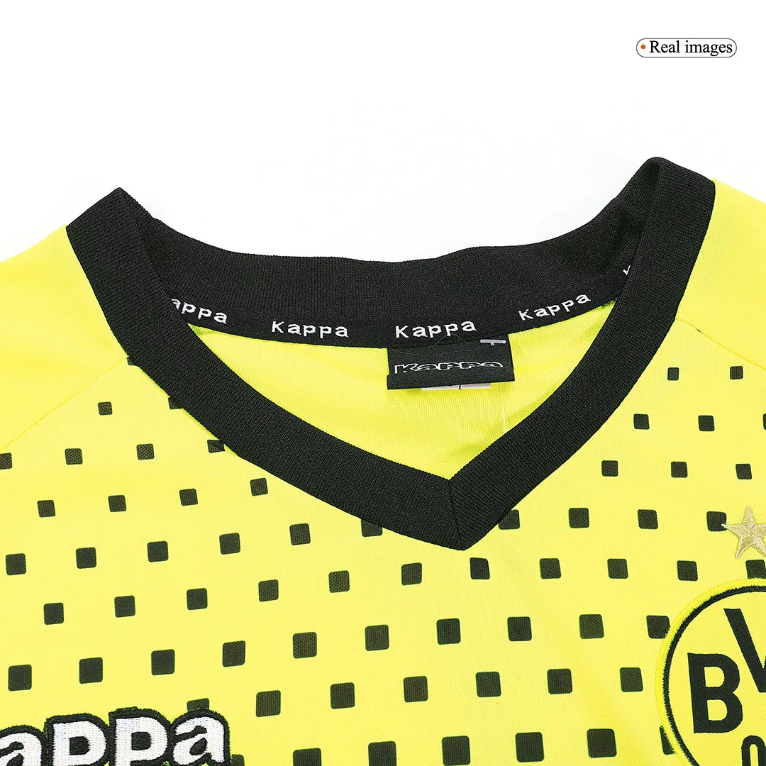 11-12 Borussia Dortmund Retro Jersey Home - Image 3