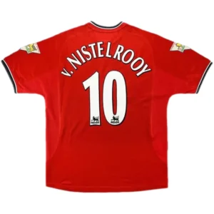 2000/02 Manchester United v.NISTELROOY #10 Retro Jersey Home