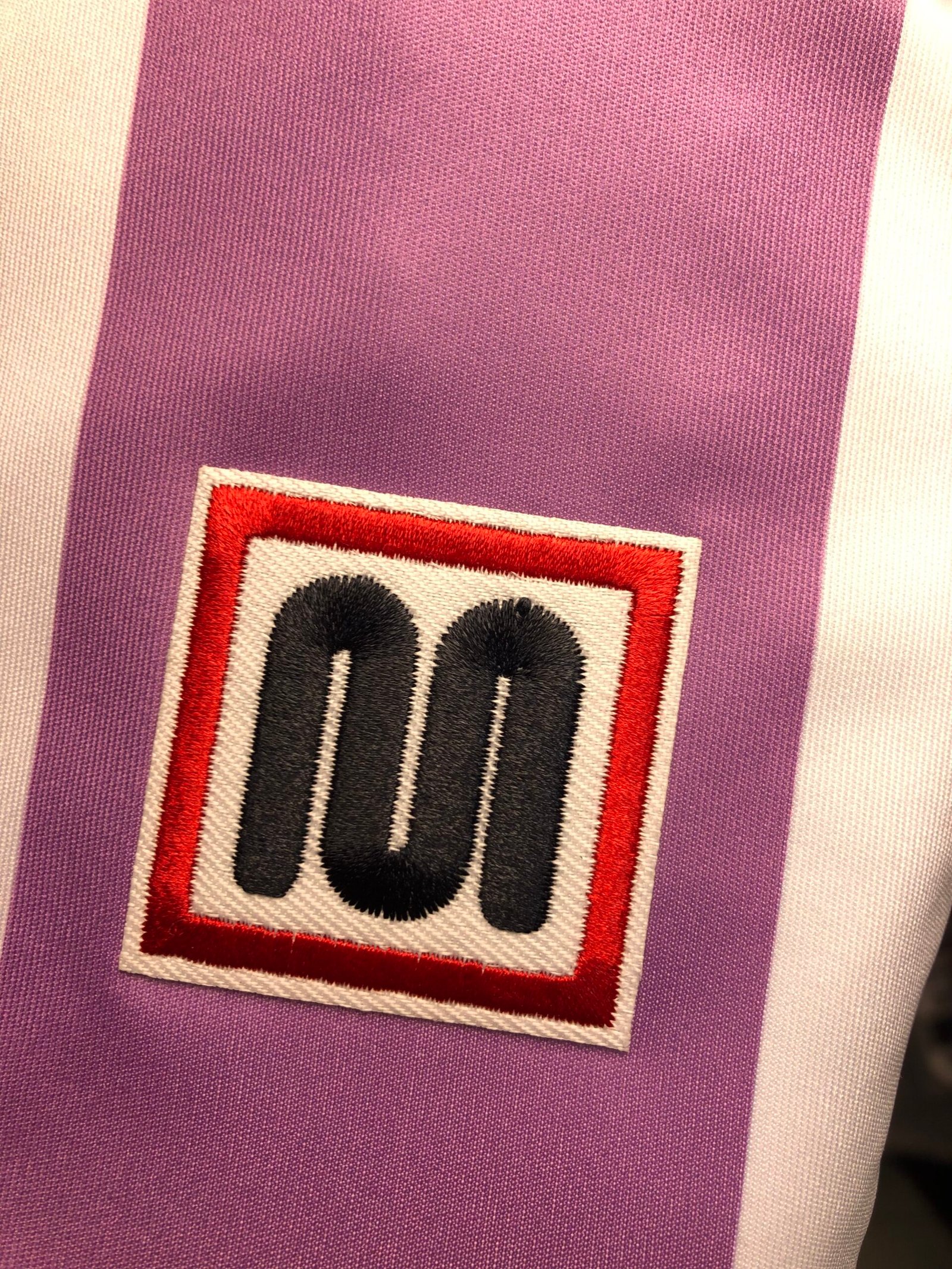 85/86 Real Valladolid Home Jersey Retro Version - Image 4