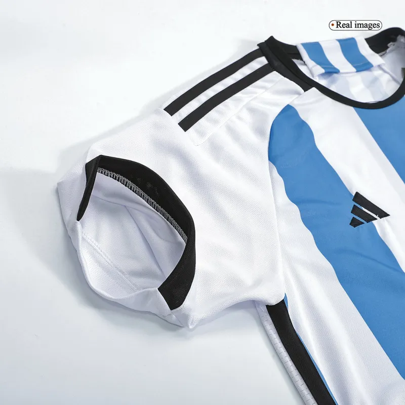 2022 Argentina World Cup Champion Edition 3 stars Home Jersey - Image 6