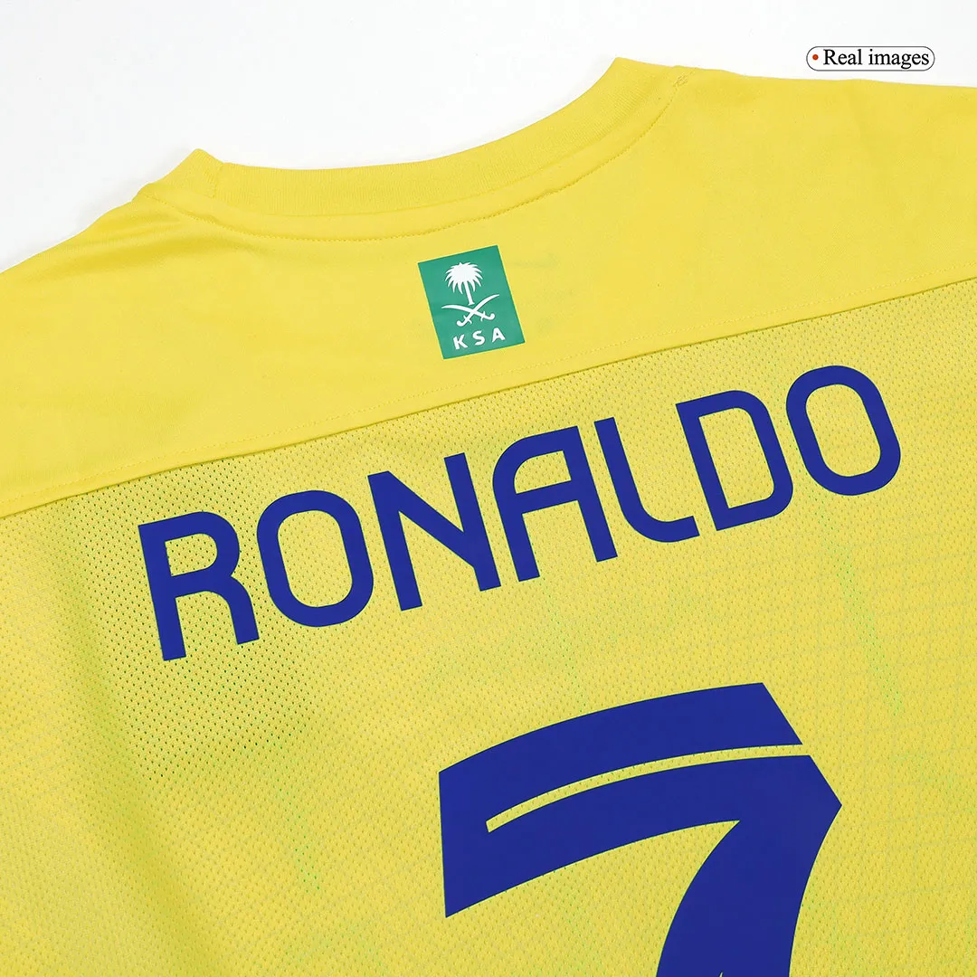 2023/24 RONALDO #7 Al Nassr Home Jersey - Image 9