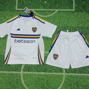 24-25 Boca Juniors Away Kids Kit Jerseys+Shorts