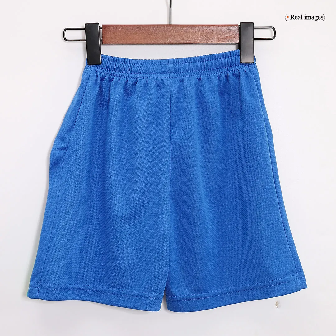 Kids Brazil Custom Home Full Soccer Kits 2024 - Image 9