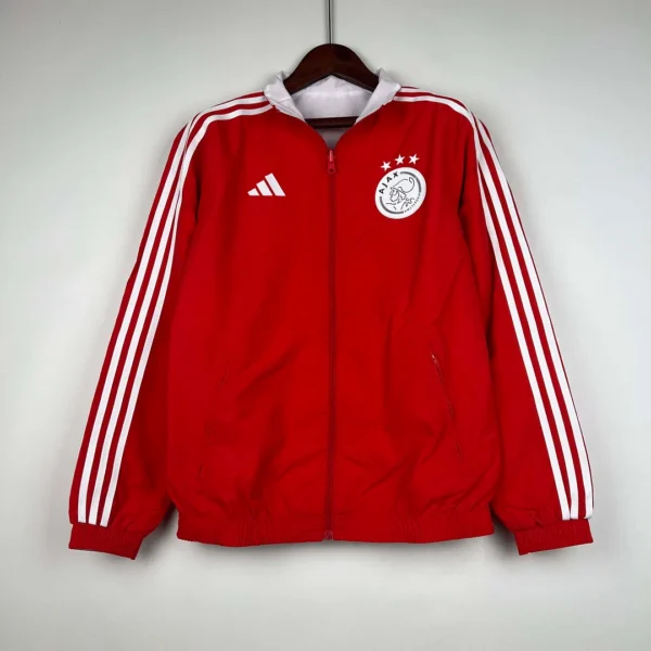 2023-2024 Ajax Reversible Windbreaker£¨Red-White£©Soccer Jersey 1:1 Thai Quality - Image 15