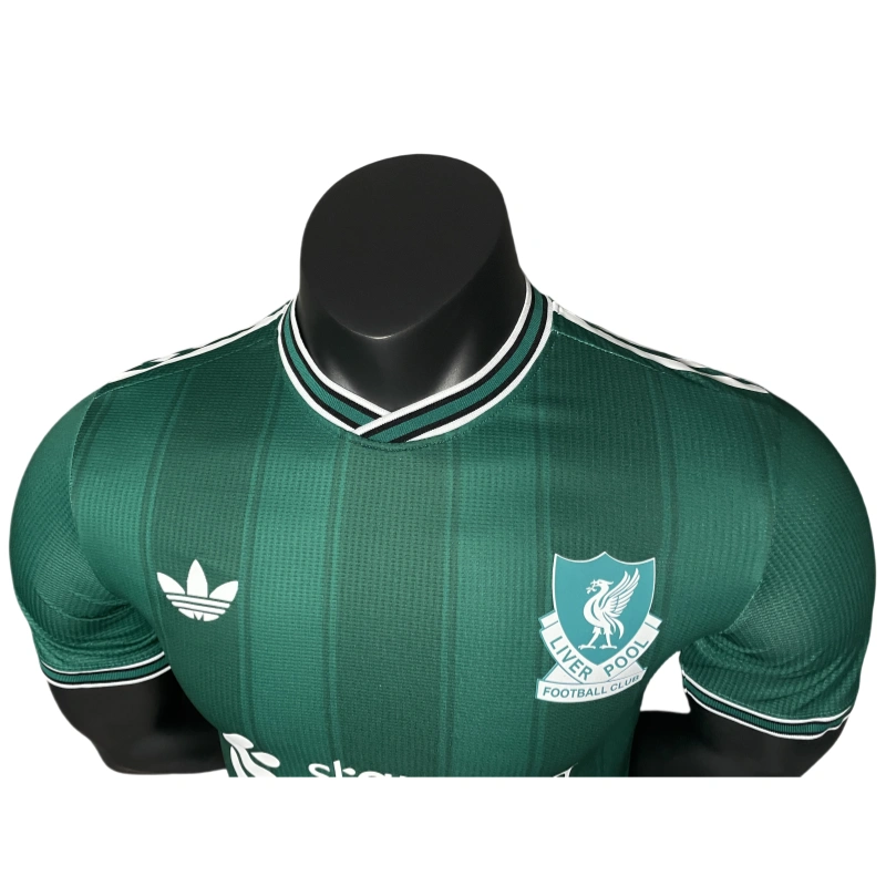 2025-26 Liverpool Green Player Edition Football Jersey - Image 4