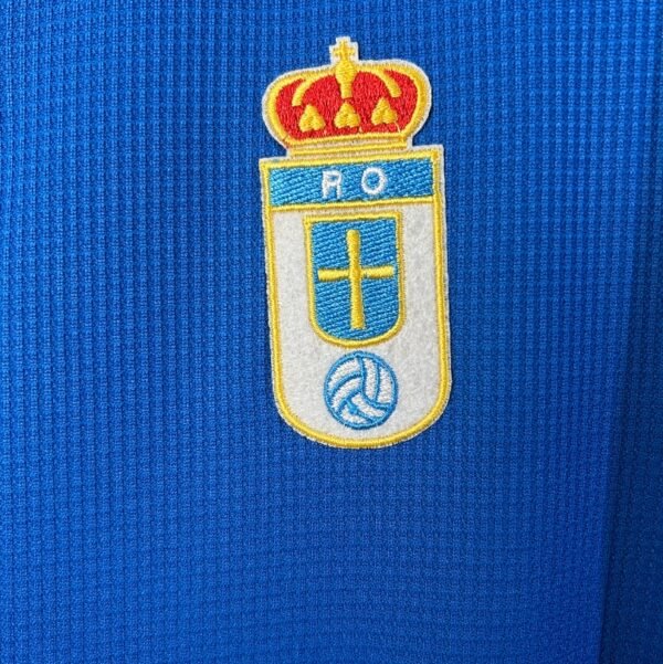 9697 Real Oviedo Home jerysey Retro Edition Football Shirt - Image 7