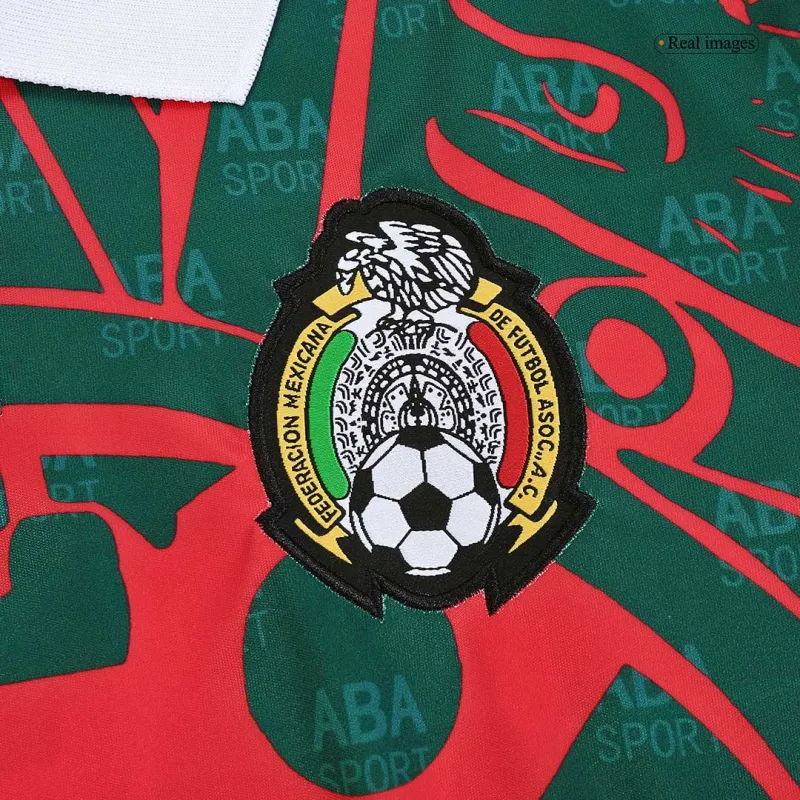 Mexico 1997 Retro Jersey Home - Image 6