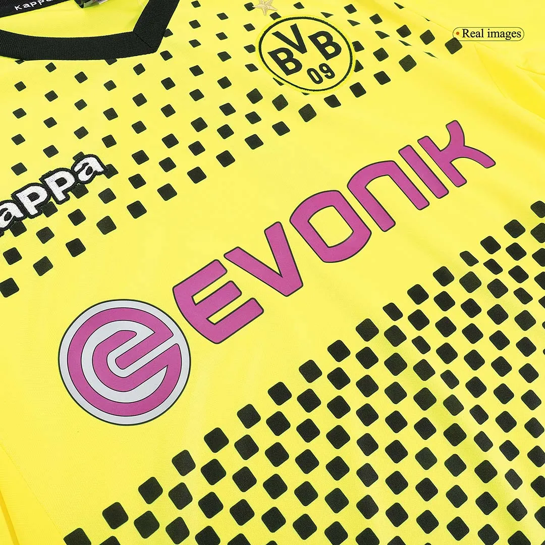 11-12 Borussia Dortmund Retro Jersey Home - Image 5