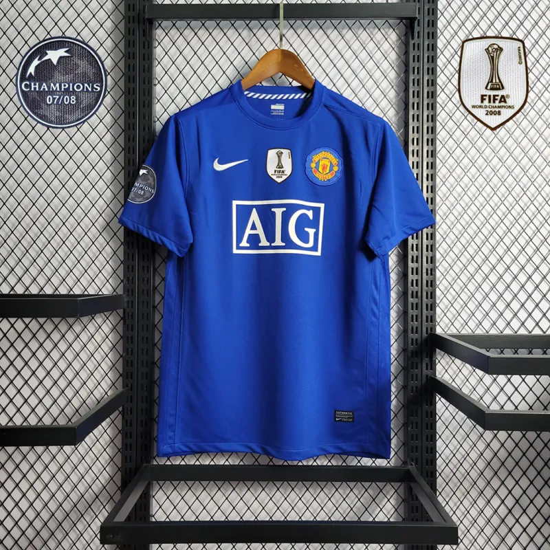 2008-09 Manchester United Retro Jersey Third Away - Image 9