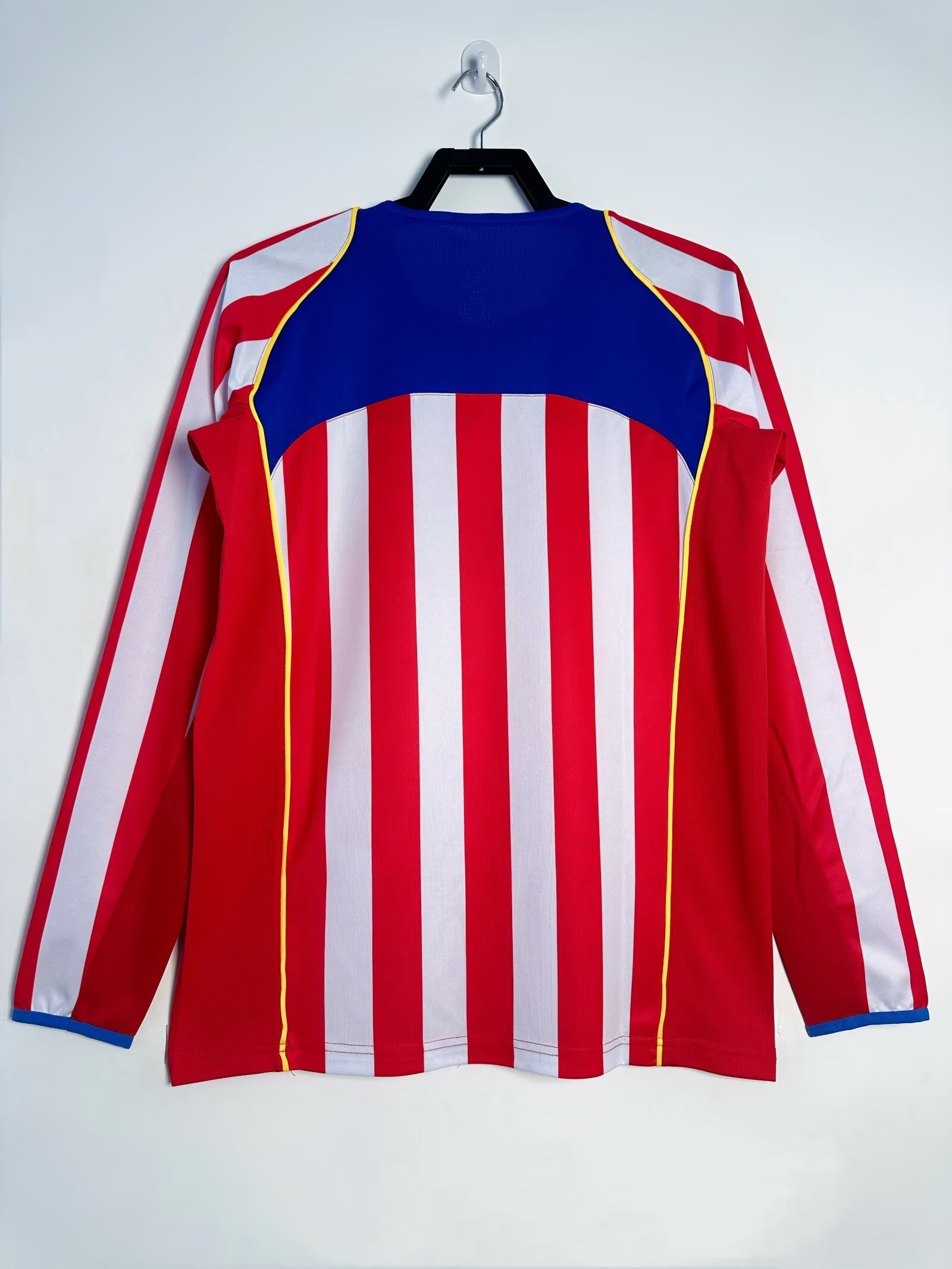 Nike Atletico Madrid Retro Home Soccer Jersey Long Sleeve 2004-05 - Image 2