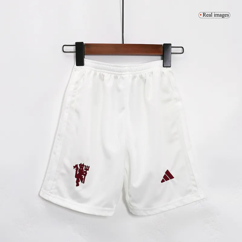 23-24 Kids Manchester United Third Away Jersey Kit - Image 5