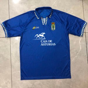 9495 Real Oviedo Home jerysey  Retro Edition Football Shirt