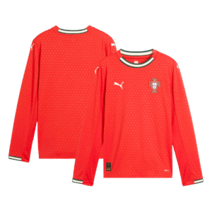 Portugal Long Sleeve Jersey Home Football Shirt 2025