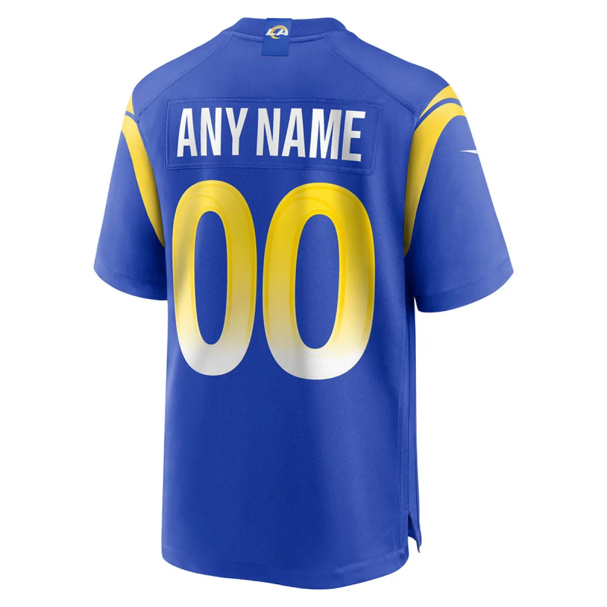 Men's Los Angeles Rams Nike Royal Custom Game Jersey - Image 2