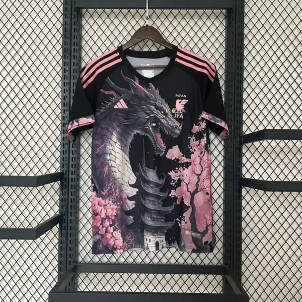 2023 Japan Nation Pink Dragon Kit Special Edition Shirt Soccer Jerseys - Image 2