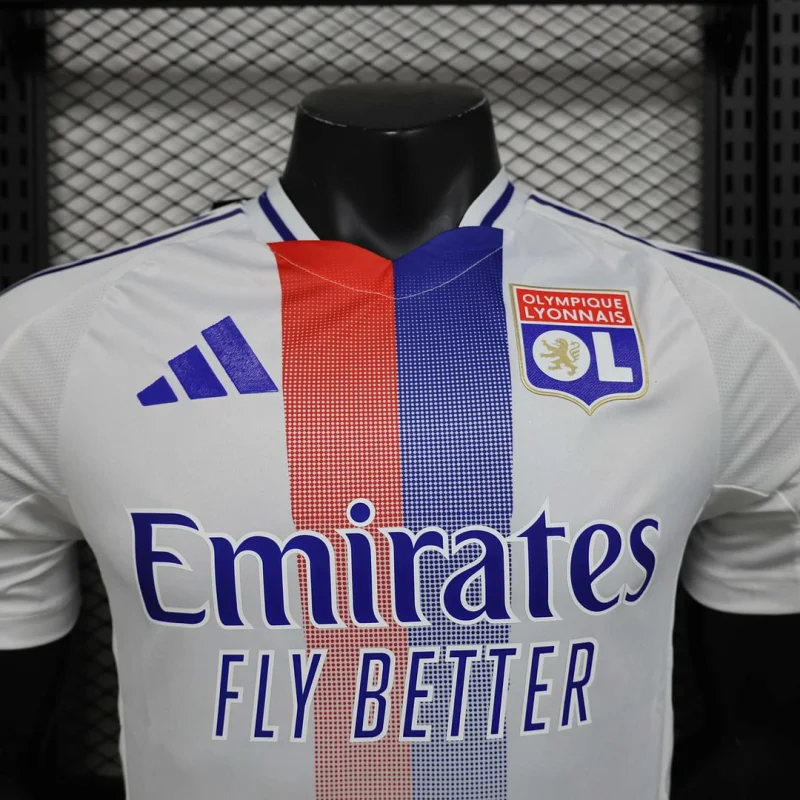 2024/2025 Player Version Lyon Home Football Shirt - Image 2