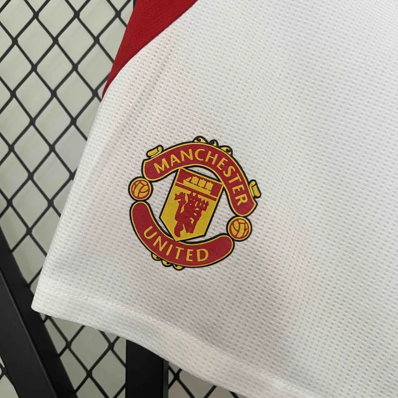 24-25 Manchester United Home Soccer Shorts - Image 5
