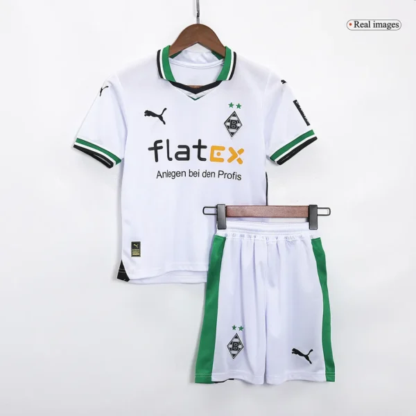 23-24 Kids Borussia M?nchengladbach Home Kit Shirt+Short - Image 3