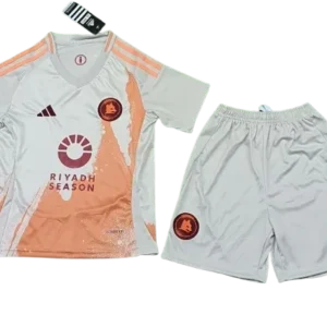 2024-25 Kids Serie A Roma Club Away Jersey Kit
